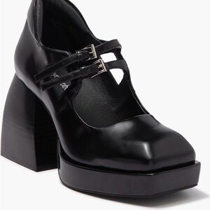 Jeffrey Campbell Size 8 Black Women's Platform Mary Jane Shoes